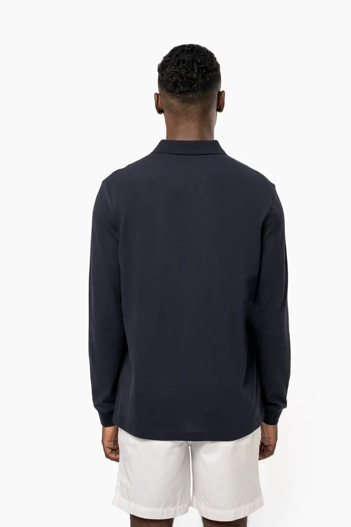 Polo piqué manches longues Bio180 homme 8
