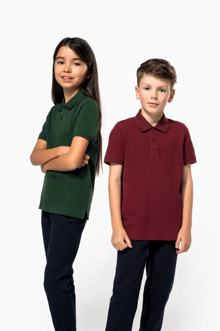 Piquépolohemd Bio180 Kind 24
