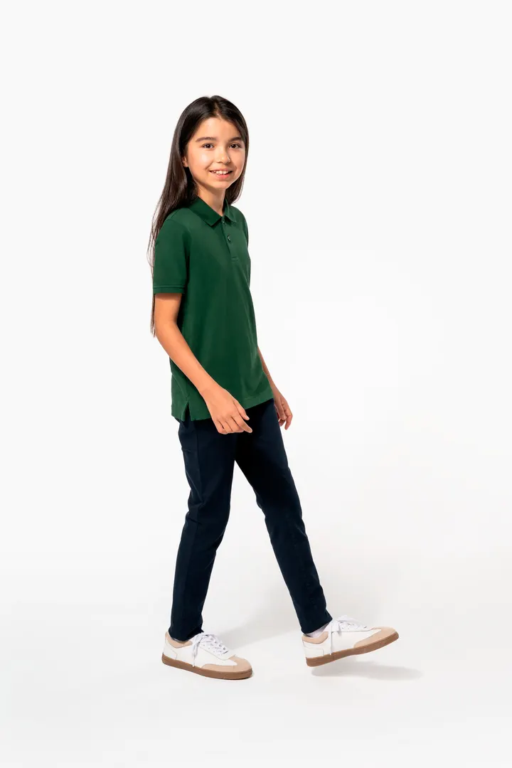Piquépolohemd Bio180 Kind 25