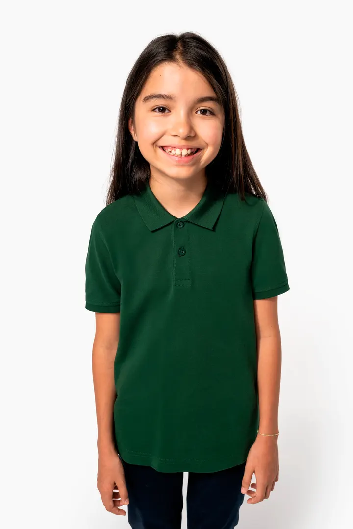Piquépolohemd Bio180 Kind 12