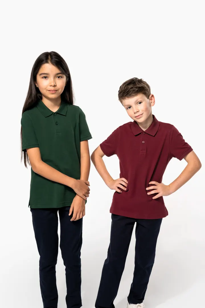 Piquépolohemd Bio180 Kind 16