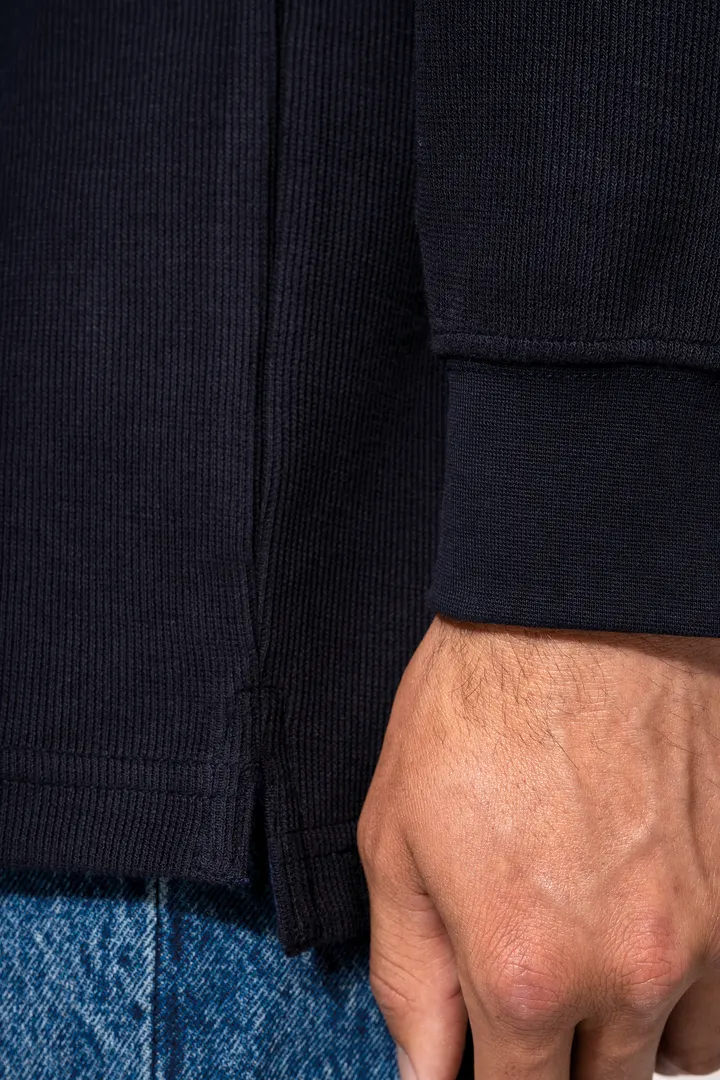French rib > langarm-poloshirt 11