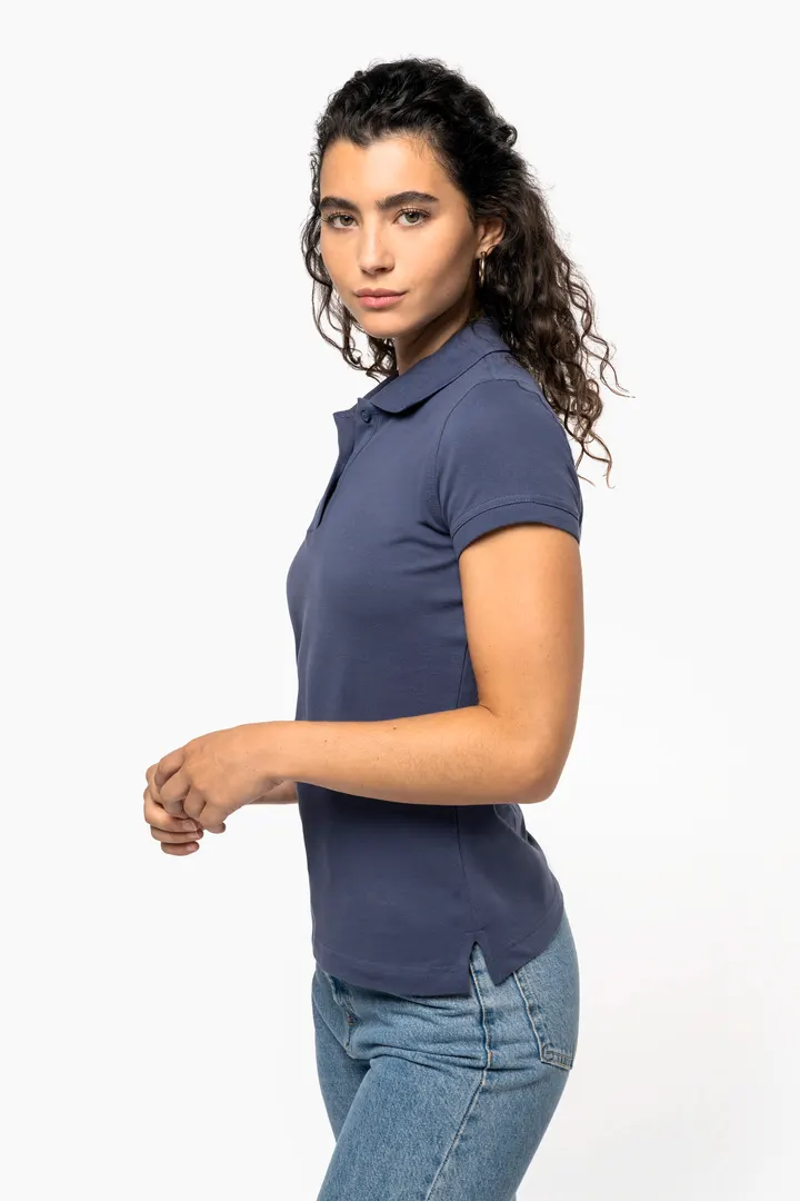 Kurzarm-Polohemd für Damen. Aus Baumwollpiqué 6