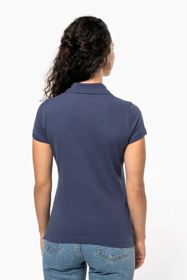 Kurzarm-Polohemd für Damen. Aus Baumwollpiqué 7