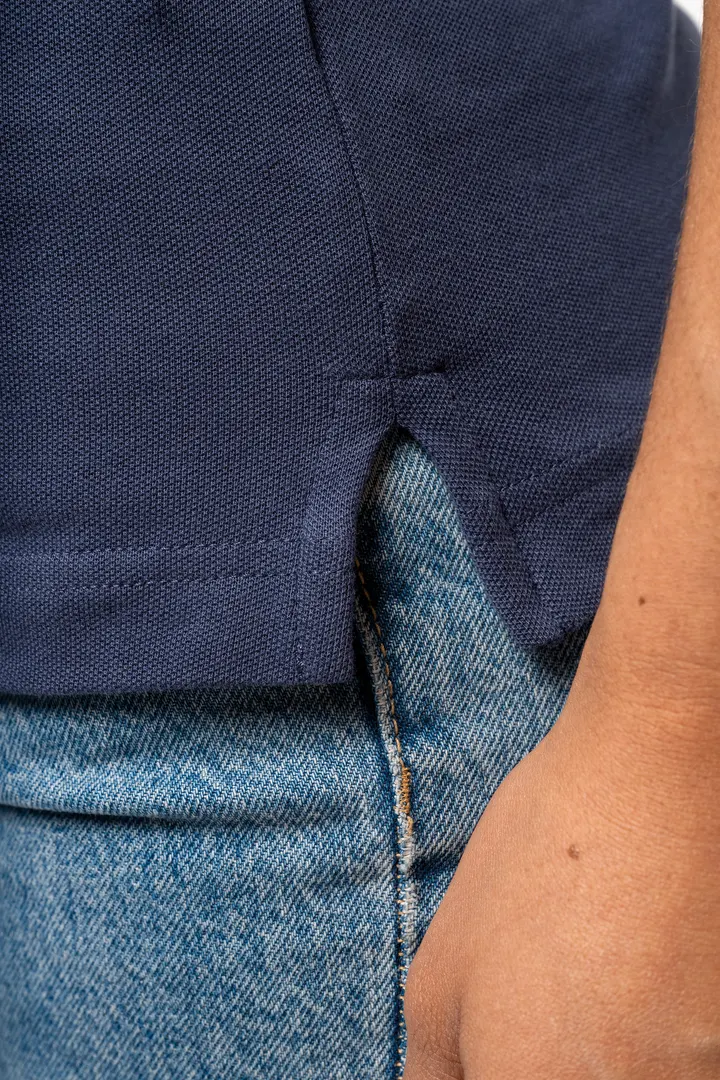 Kurzarm-Polohemd für Damen. Aus Baumwollpiqué 10
