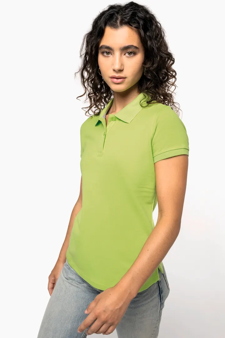 Damen Poloshirt aus Baumwollpiqué 4