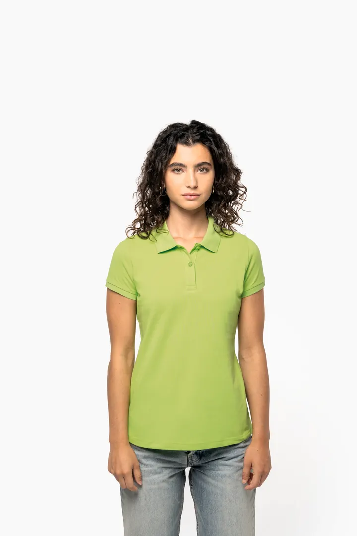 Damen Poloshirt aus Baumwollpiqué 5