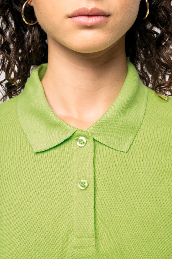 Damen Poloshirt aus Baumwollpiqué 7