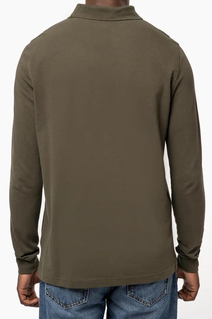 Herren Langarm Poloshirt 3