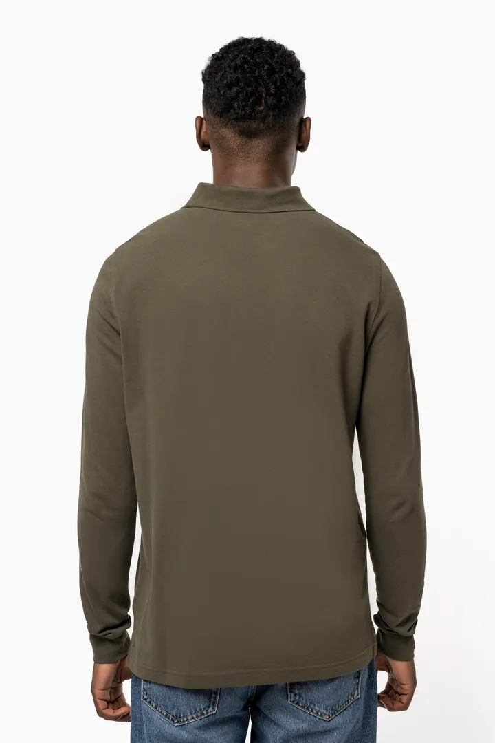 Herren Langarm Poloshirt 7