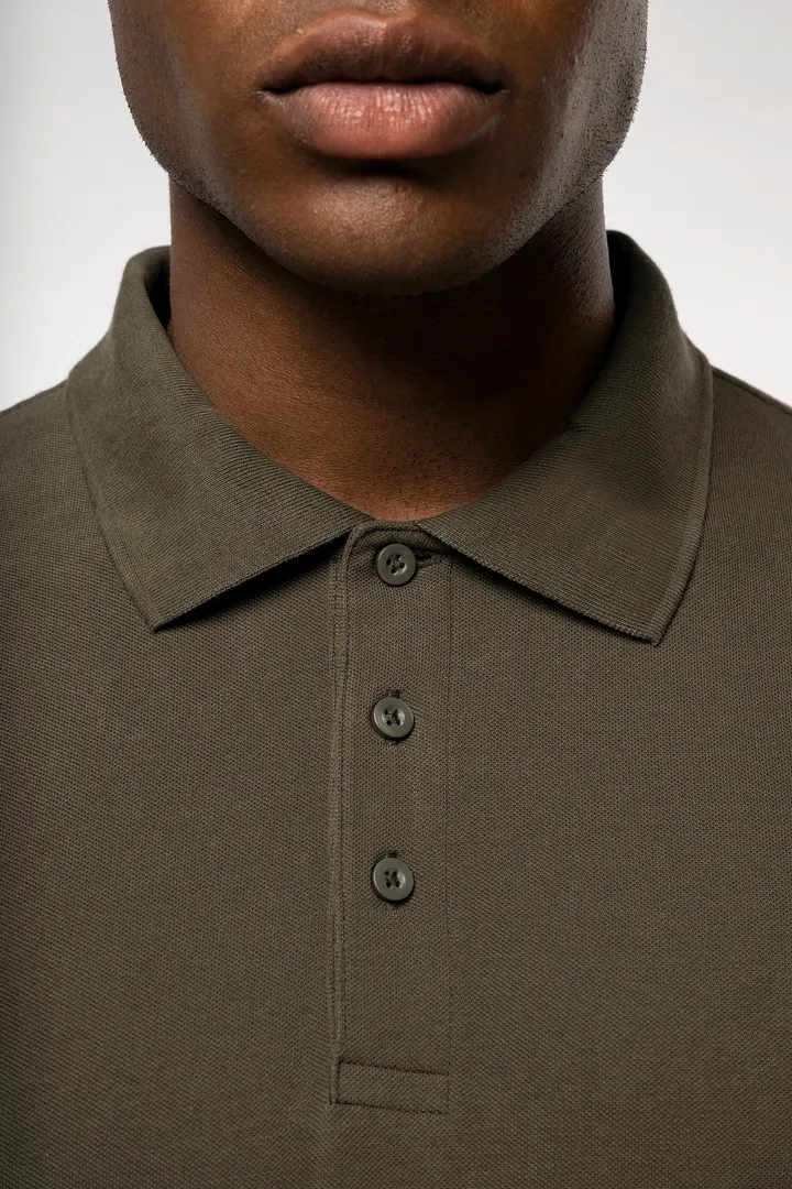 Herren Langarm Poloshirt 8