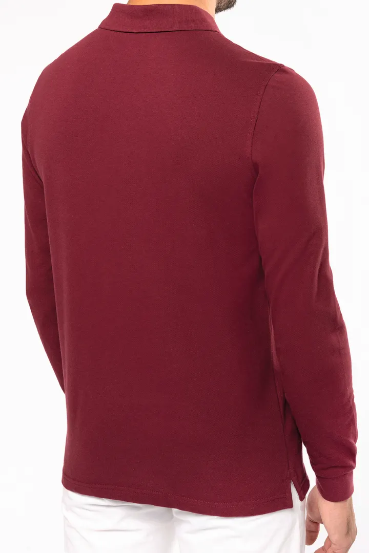 Herren Langarm Poloshirt 12