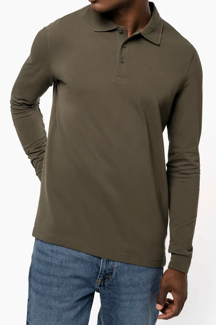 Polo manches longues homme