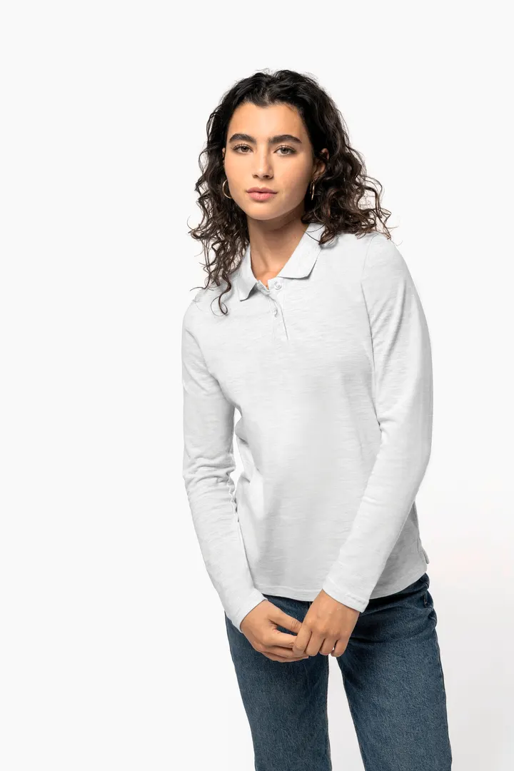 Polo manches longues femme 4