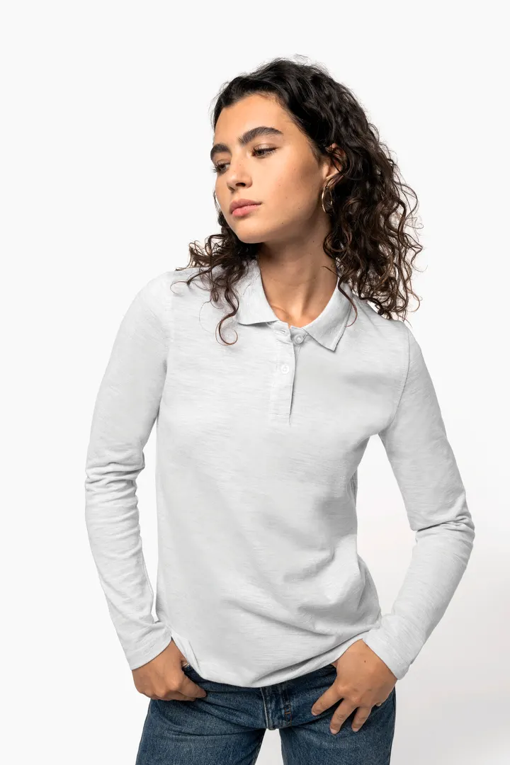 Polo manches longues femme 5