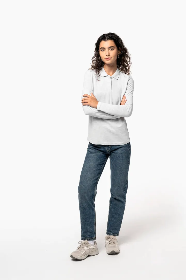 Polo manches longues femme 2