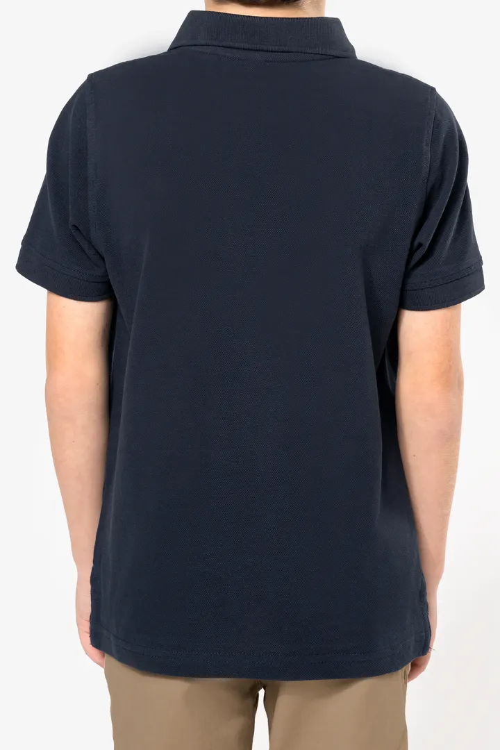 Kinder Kurzarm Poloshirt aus Baumwollpiqué