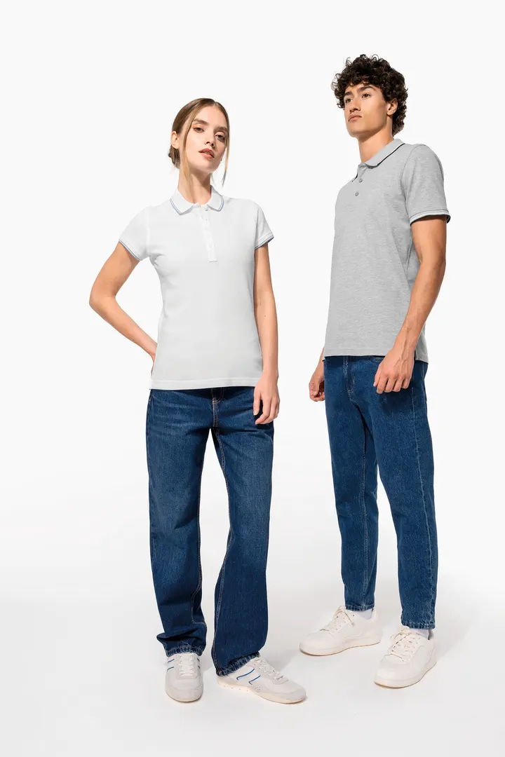 Damen Piqué Poloshirt Kurzarm 13