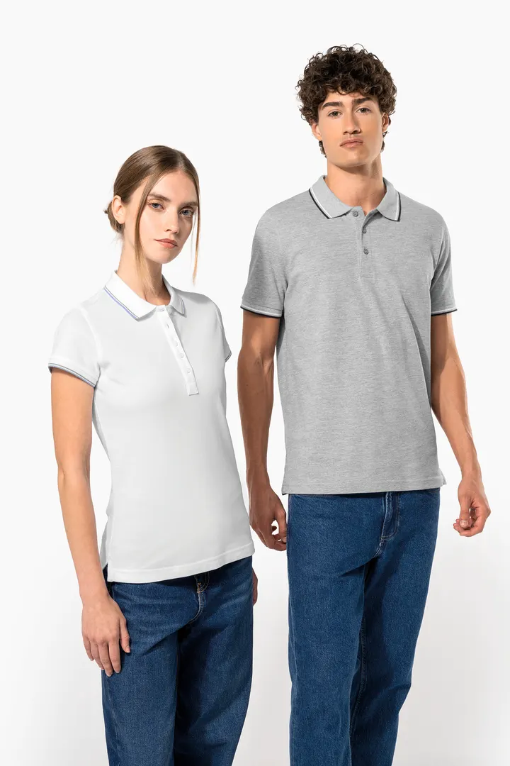 Damen Piqué Poloshirt Kurzarm 14