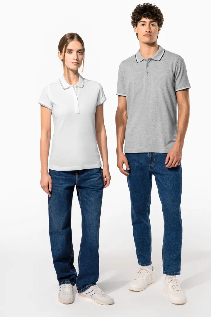 Damen Piqué Poloshirt Kurzarm 12