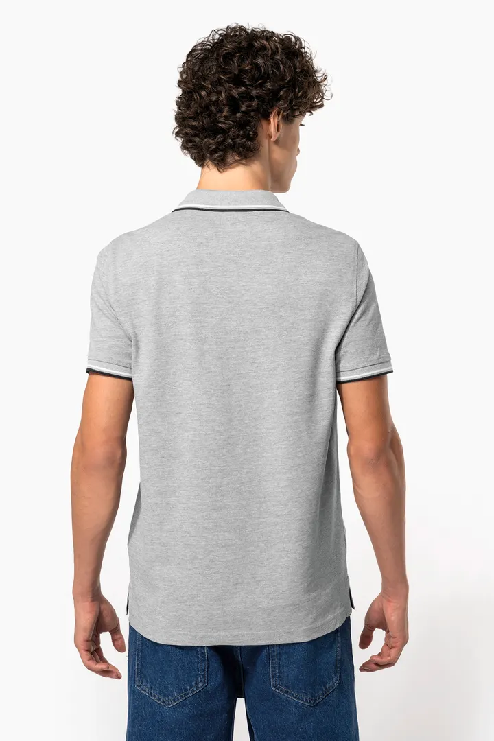 Polo maille piquée manches courtes homme 5