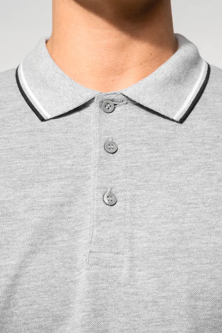 Polo maille piquée manches courtes homme 6
