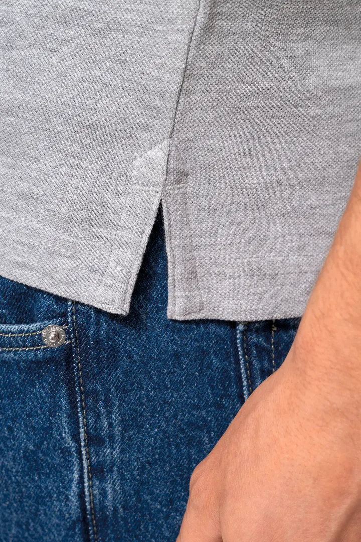 Polo maille piquée manches courtes homme 8