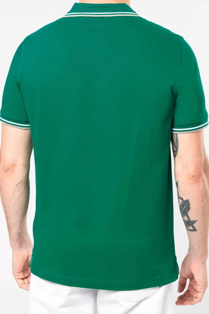 Polo maille piquée manches courtes homme 14