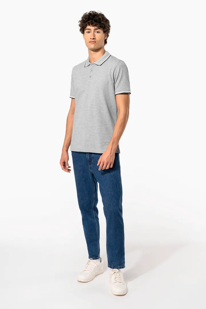 Herren Piqué Poloshirt Kurzarm