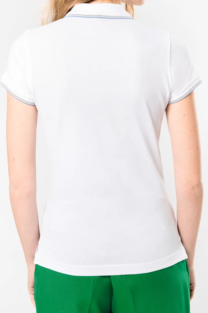 Damen Piqué Poloshirt Kurzarm 3