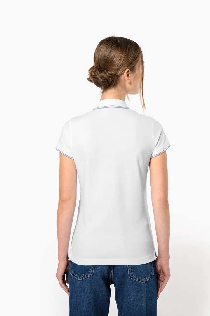 Damen Piqué Poloshirt Kurzarm 7