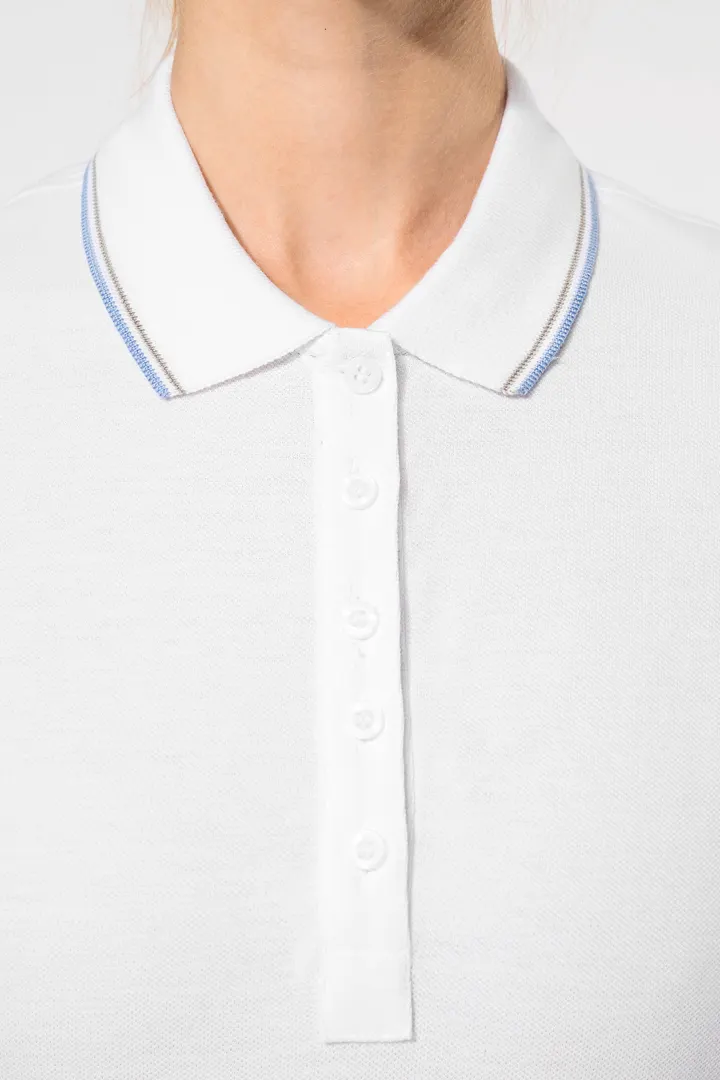 Damen Piqué Poloshirt Kurzarm 9