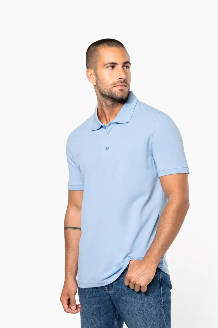 Polo piqué manches courtes homme 4