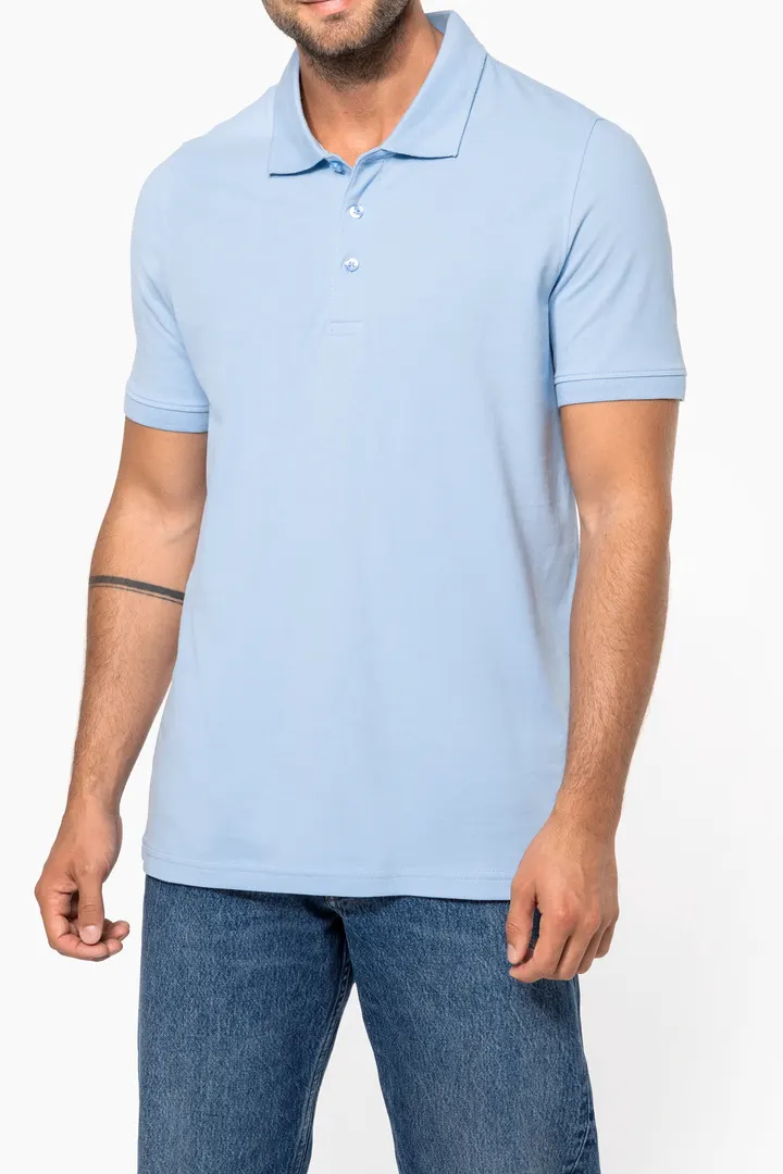 Polo piqué manches courtes homme