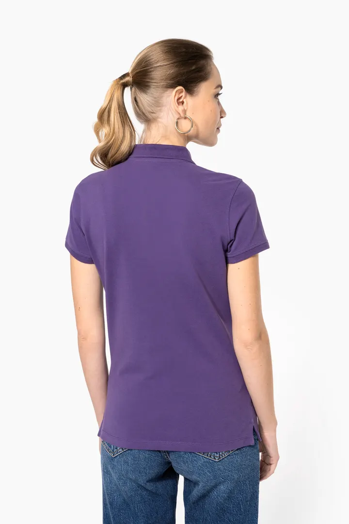 Polo piqué manches courtes femme 5