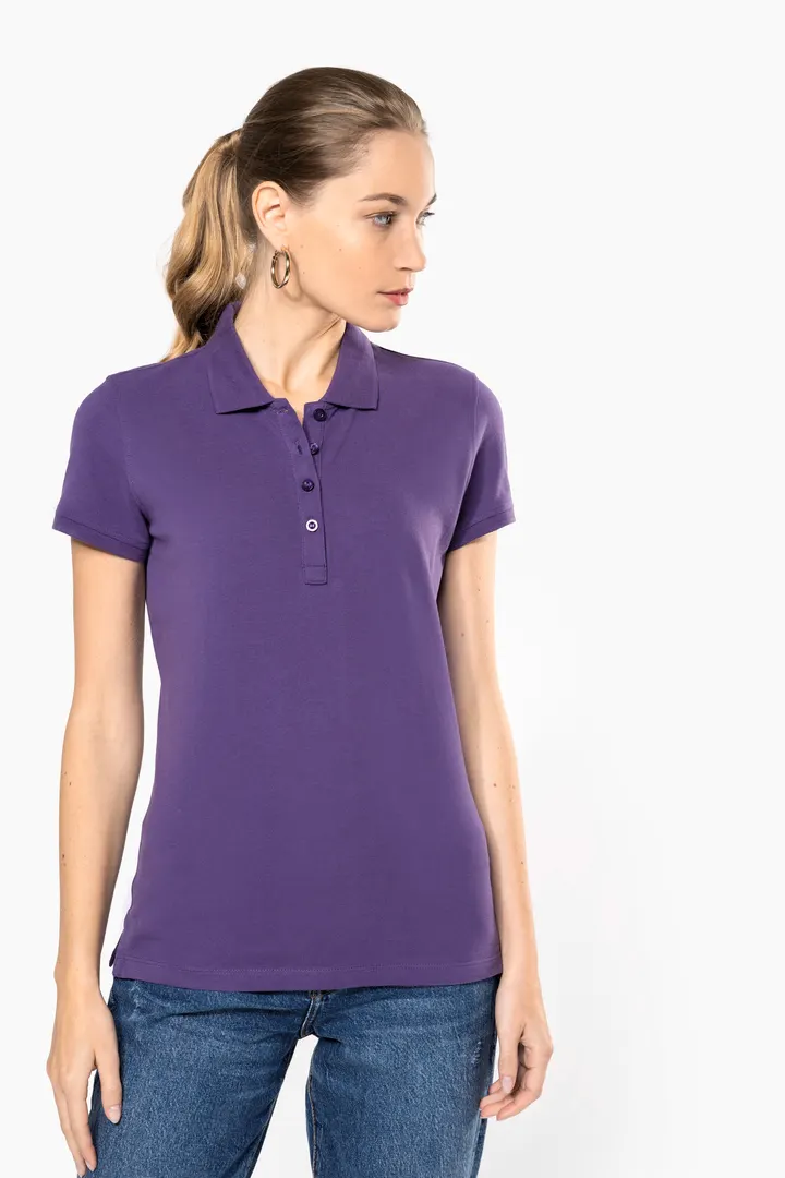Polo piqué manches courtes femme 6