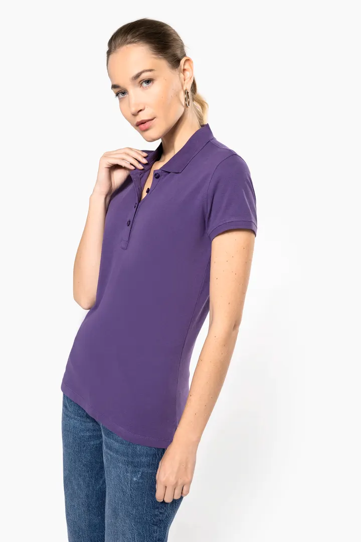 Polo piqué manches courtes femme 7