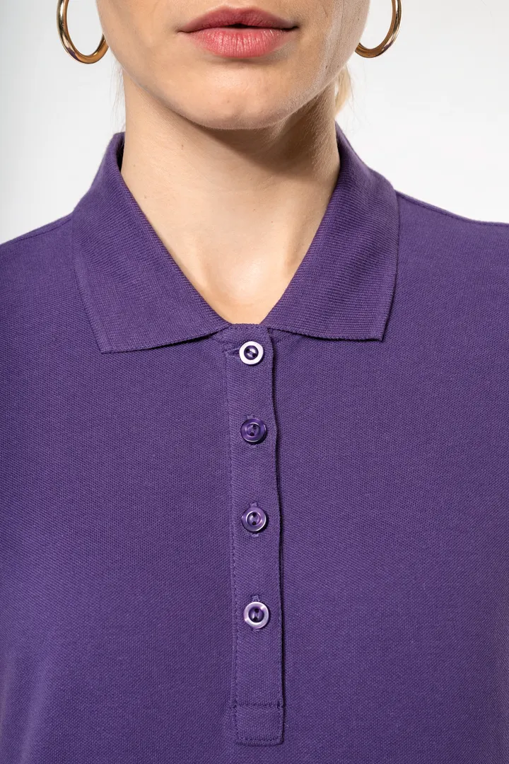 Polo piqué manches courtes femme 9