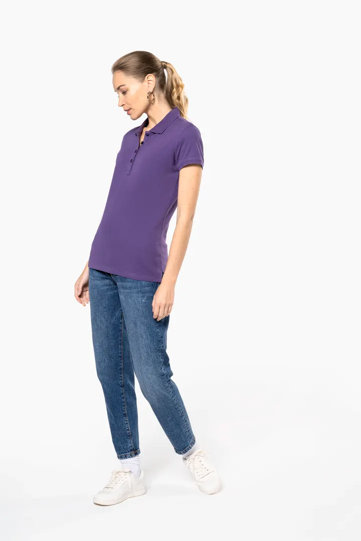 Polo piqué manches courtes femme 2
