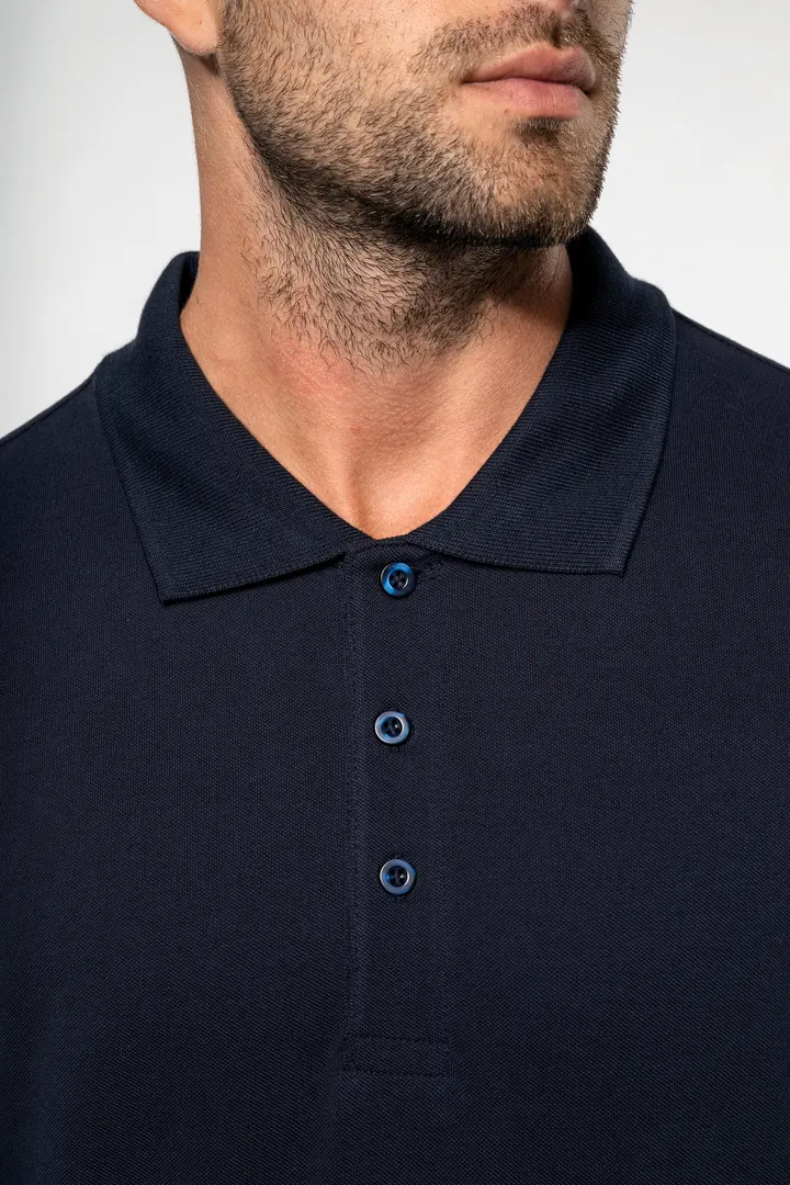 Polo piqué manches longues homme 9