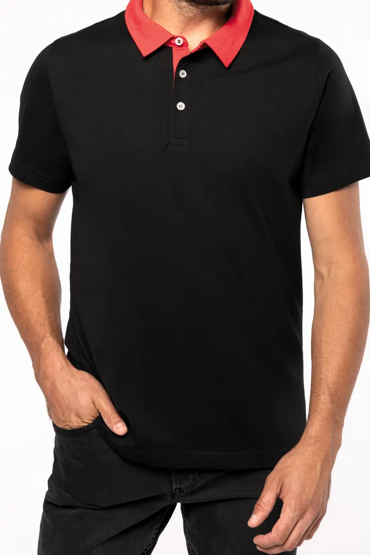Polo jersey bicolore homme 11
