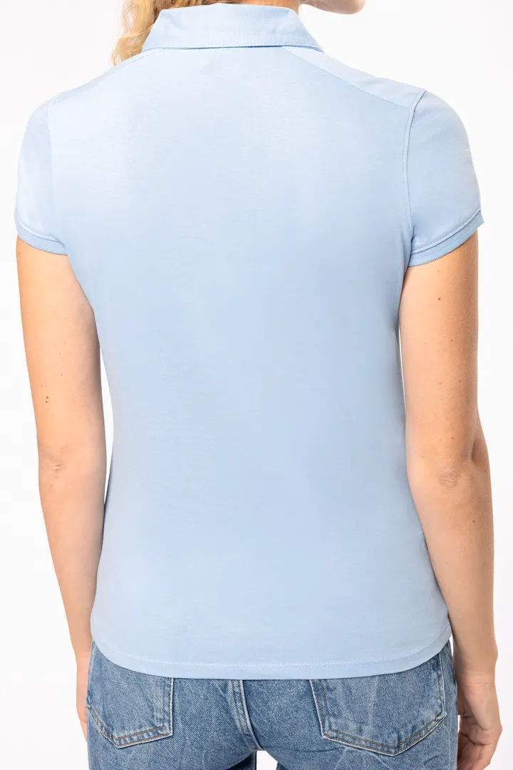 Polo jersey manches courtes femme 4