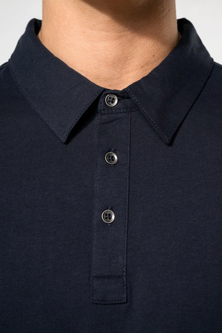 Langarm-Polohemd für Herren aus Jersey 9