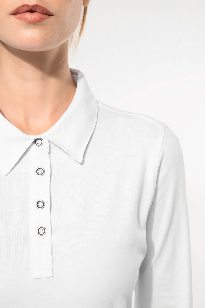 Polo jersey manches longues femme 9