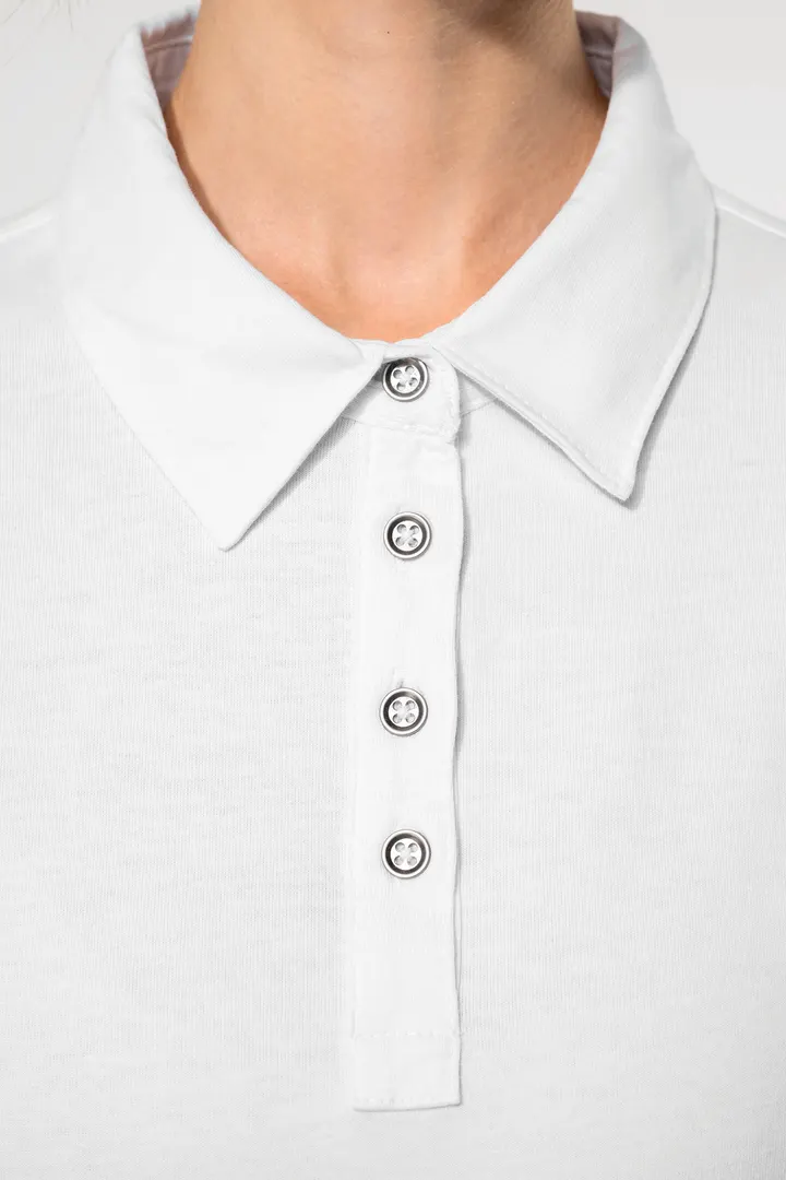 Polo jersey manches longues femme 10