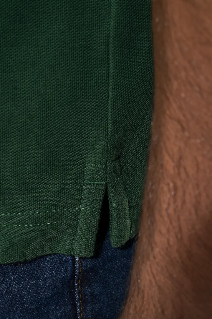 Herren Poloshirt mit kurzen Ärmeln und kontrastfarbenen Paspeln 8