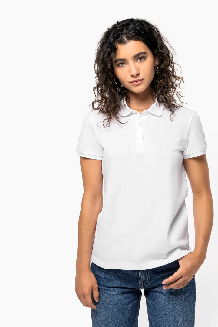 Polo piqué manches courtes femme 7