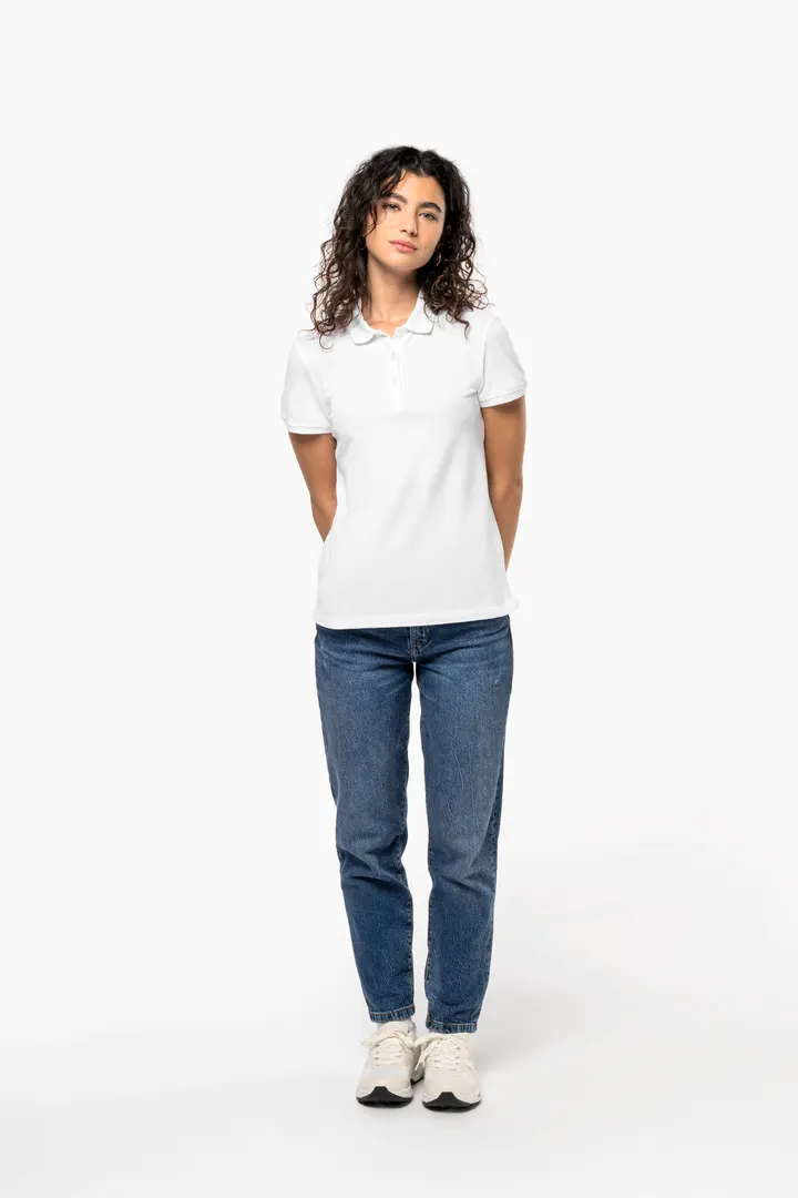 Polo piqué manches courtes femme 2