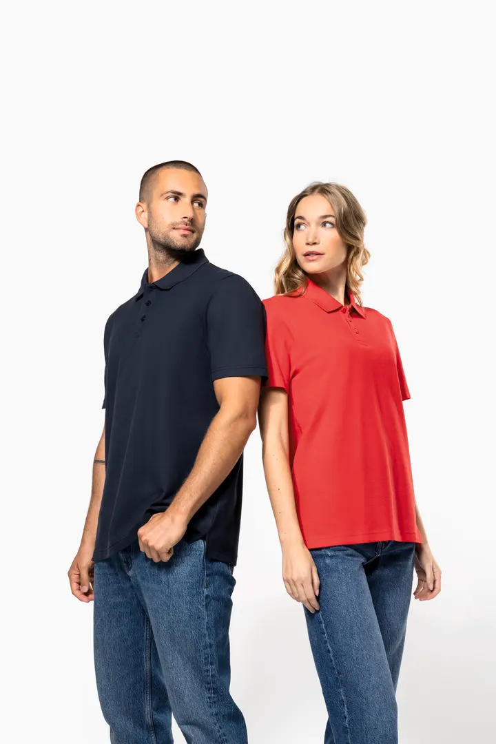 Polo piqué unisexe 15