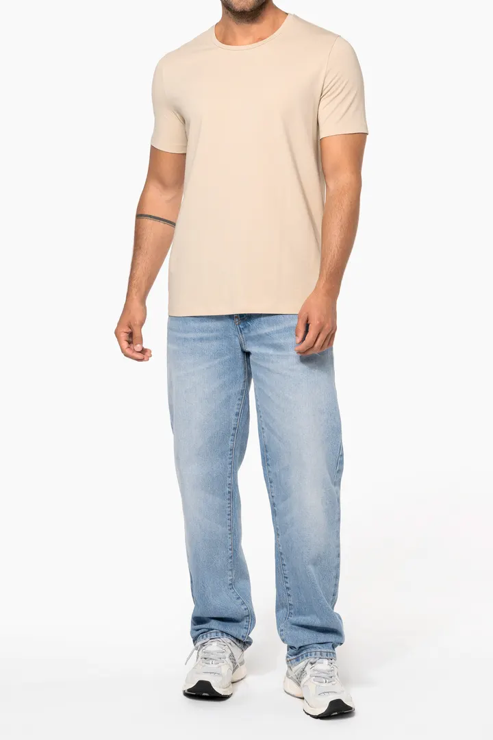 Kurzarm-T-Shirt mit Rundhalsausschnitt 1